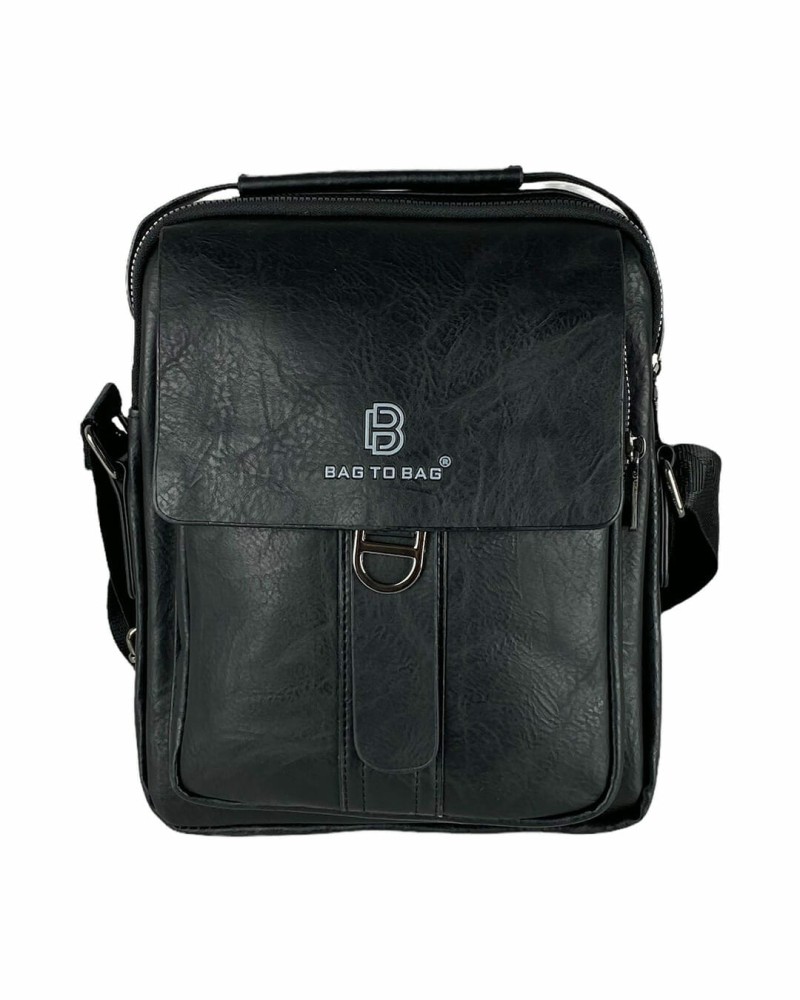 Αντρικό Τσαντάκι - Χειρός Χιαστί BagToBag Σε Μαύρο Χρώμα - 1