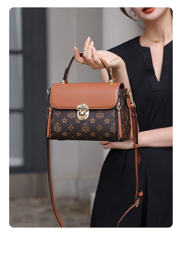 Foxer Leather Womens Bag Handbag Brown Colour - 5