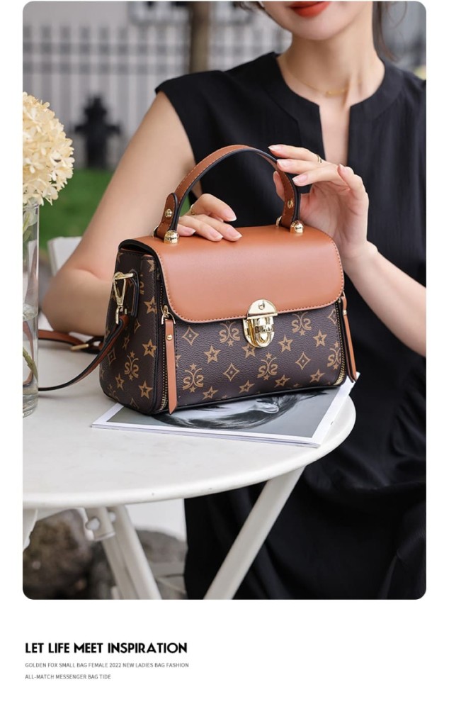 Foxer Leather Womens Bag Handbag Brown Colour - 6