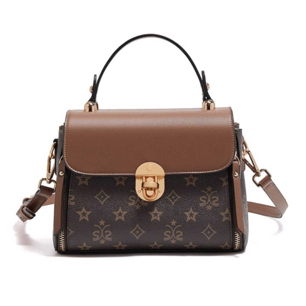 Foxer Leather Womens Bag Handbag Brown Colour - 1