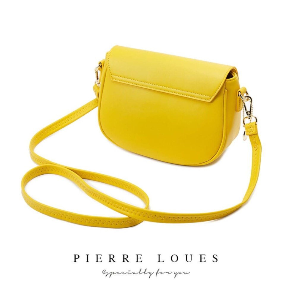 Pierre Loues Womens Bag Crossbody Burgundy Colour - 5