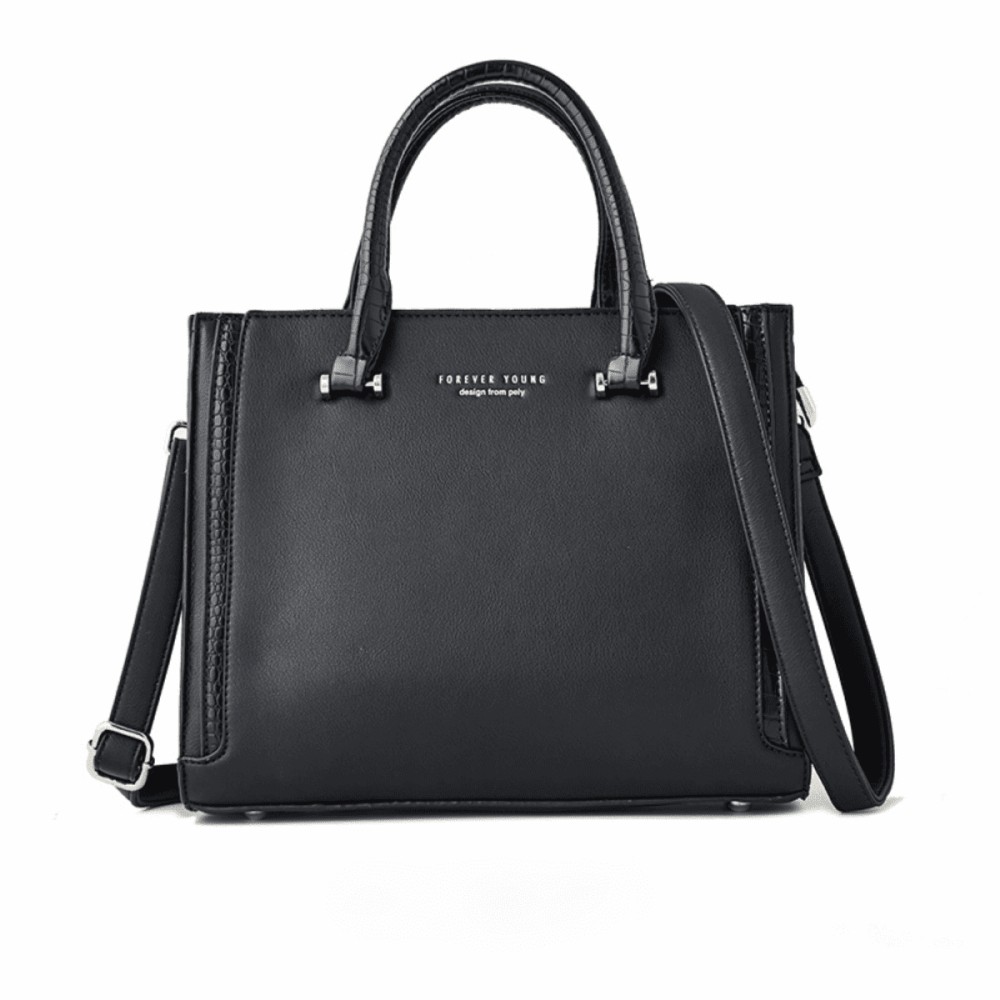 Pierre Loues Womens Bag Tote Handbag Black Colour - 1