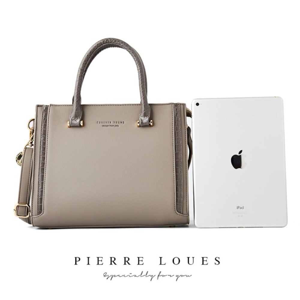 Γυναικεία Τσάντα Χιαστί/Χειρός Pierre Loues Καφέ Χρώμα - 10