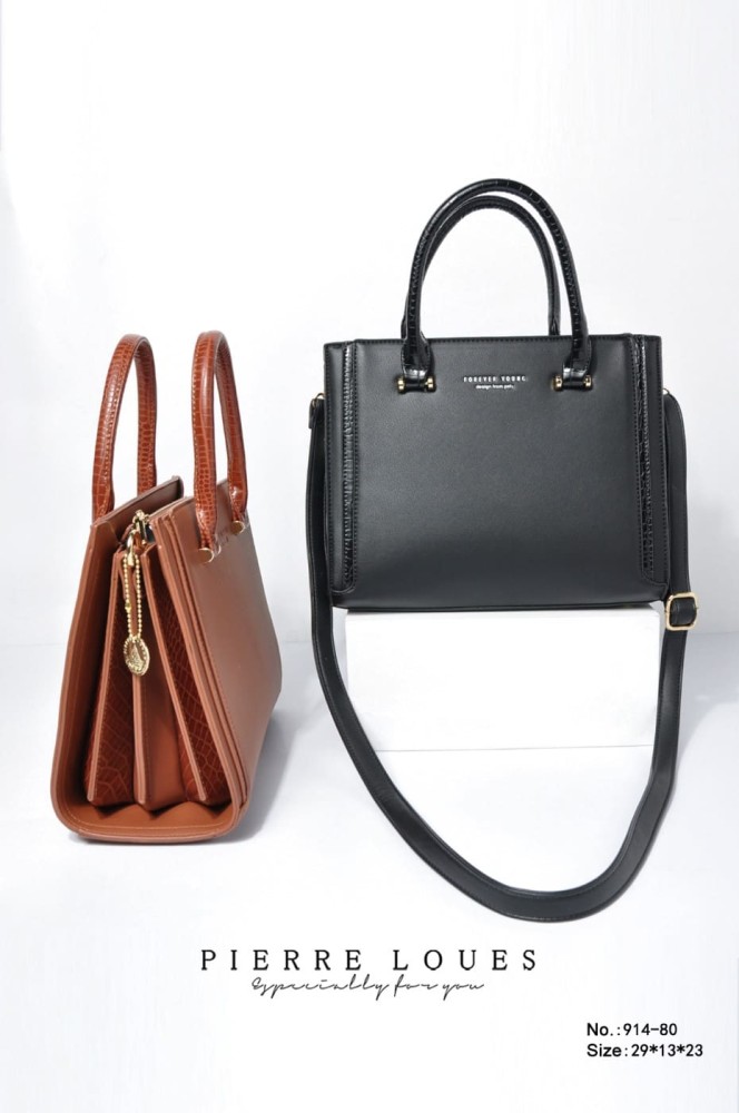 Γυναικεία Τσάντα Χιαστί/Χειρός Pierre Loues Καφέ Χρώμα - 3