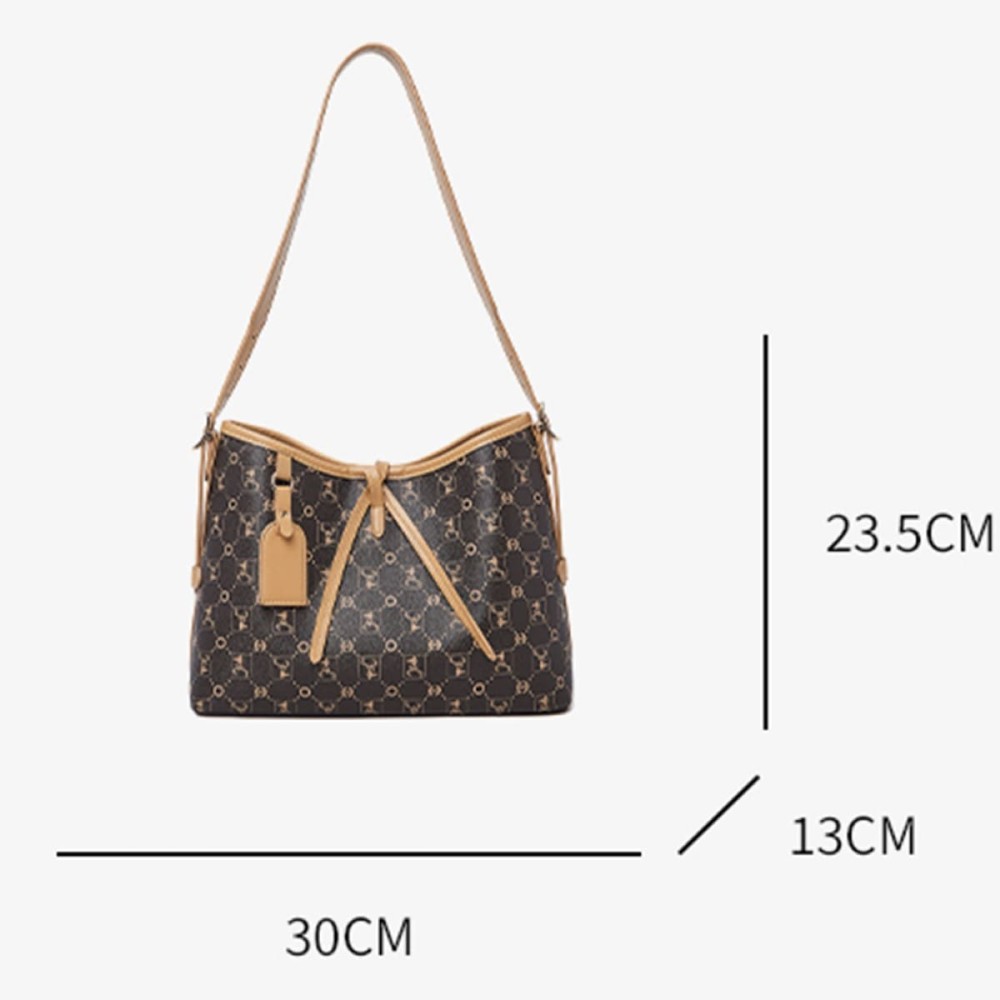 Foxer Womens Bag Shopper Shoulder Brown Colour - 5