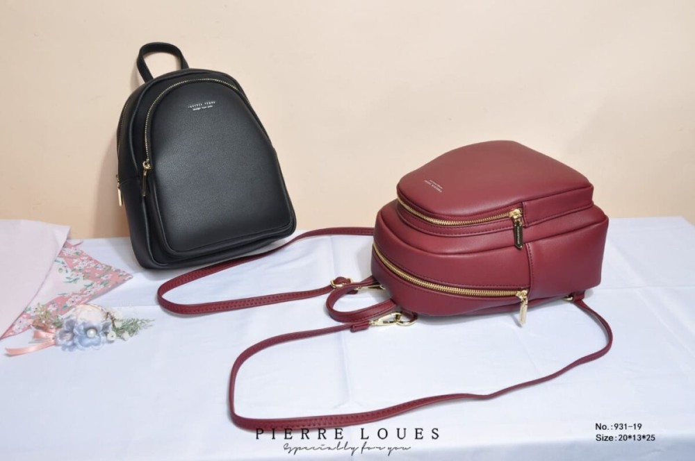 Pierre Loues Womens Bag Backpack Black Colour - 2