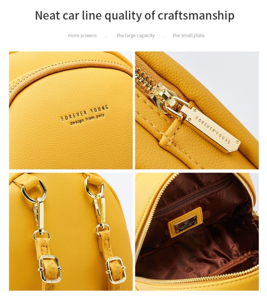 Pierre Loues Womens Bag Backpack Black Colour - 5