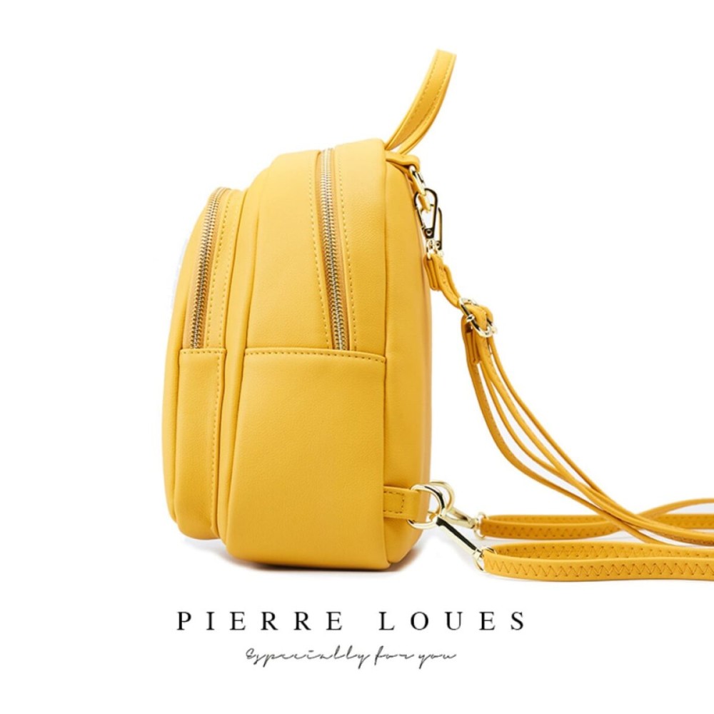 Pierre Loues Womens Bag Backpack Navy Blue Colour - 5