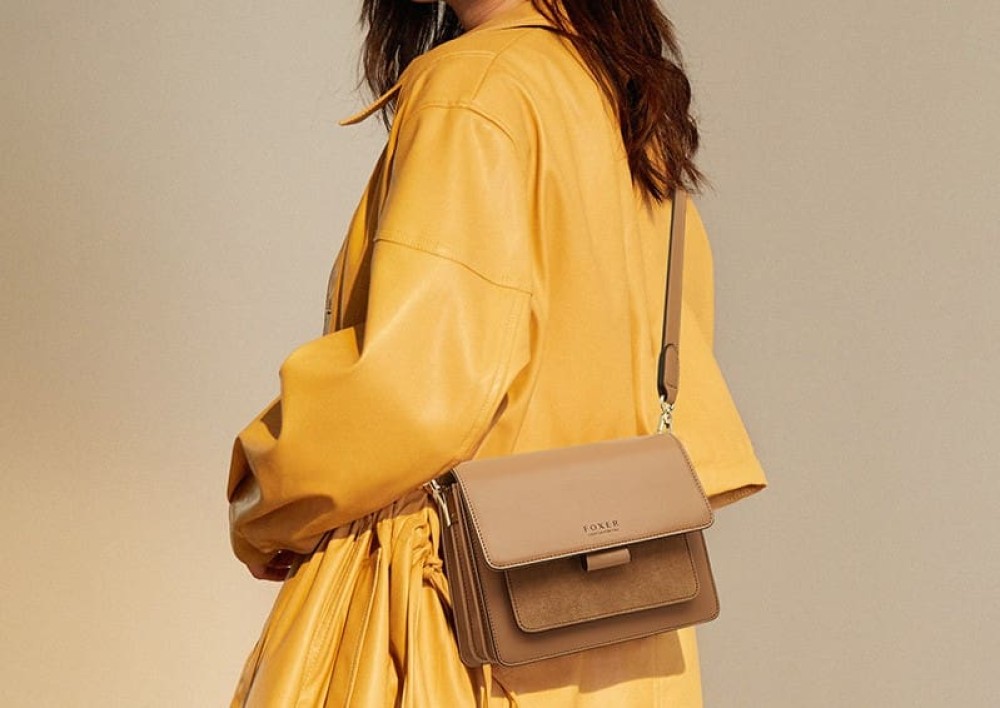 Foxer Leather Womens Bag Handbag Brown Colour - 4