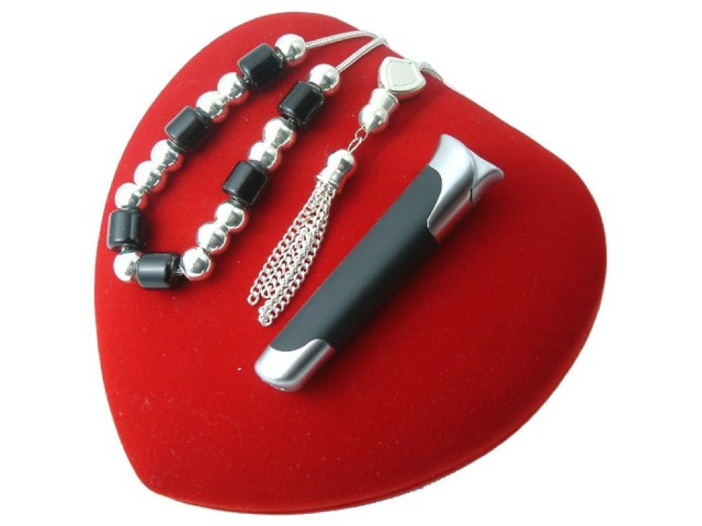Worry Beads And Lighter Gift Set