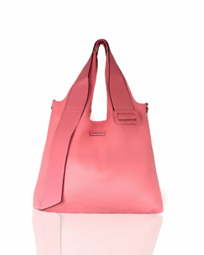 Τσάντα Ώμου BagToBag Σε Ροζ Χρώμα Με Ζώνη