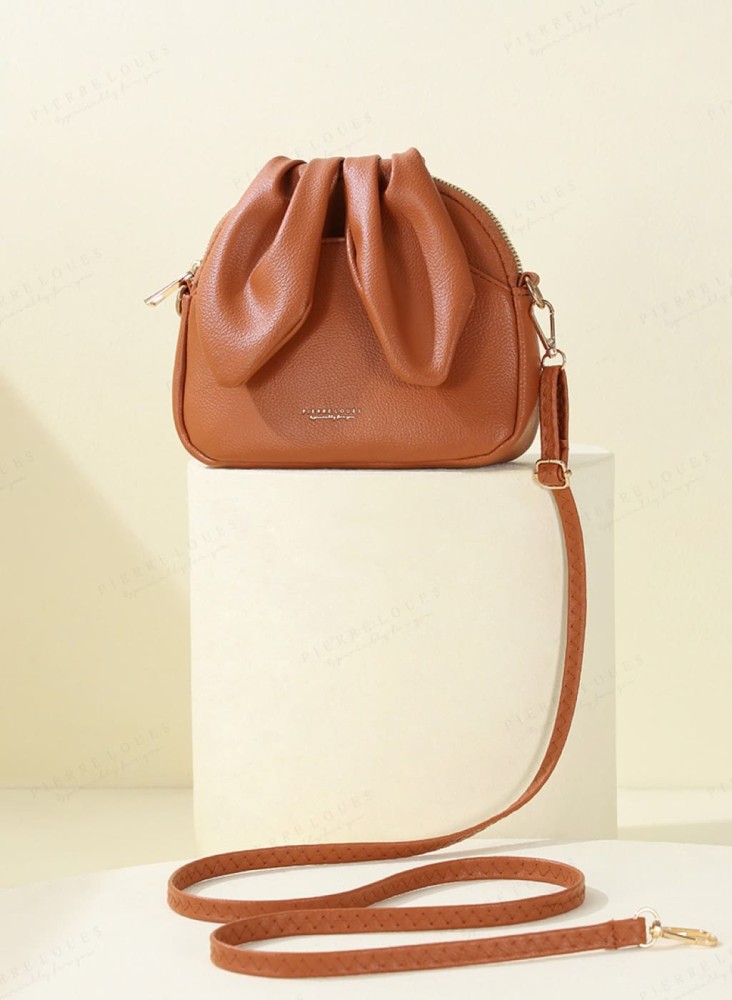 Pierre Loues Womens Pouch Crossbody Brown Colour - 3