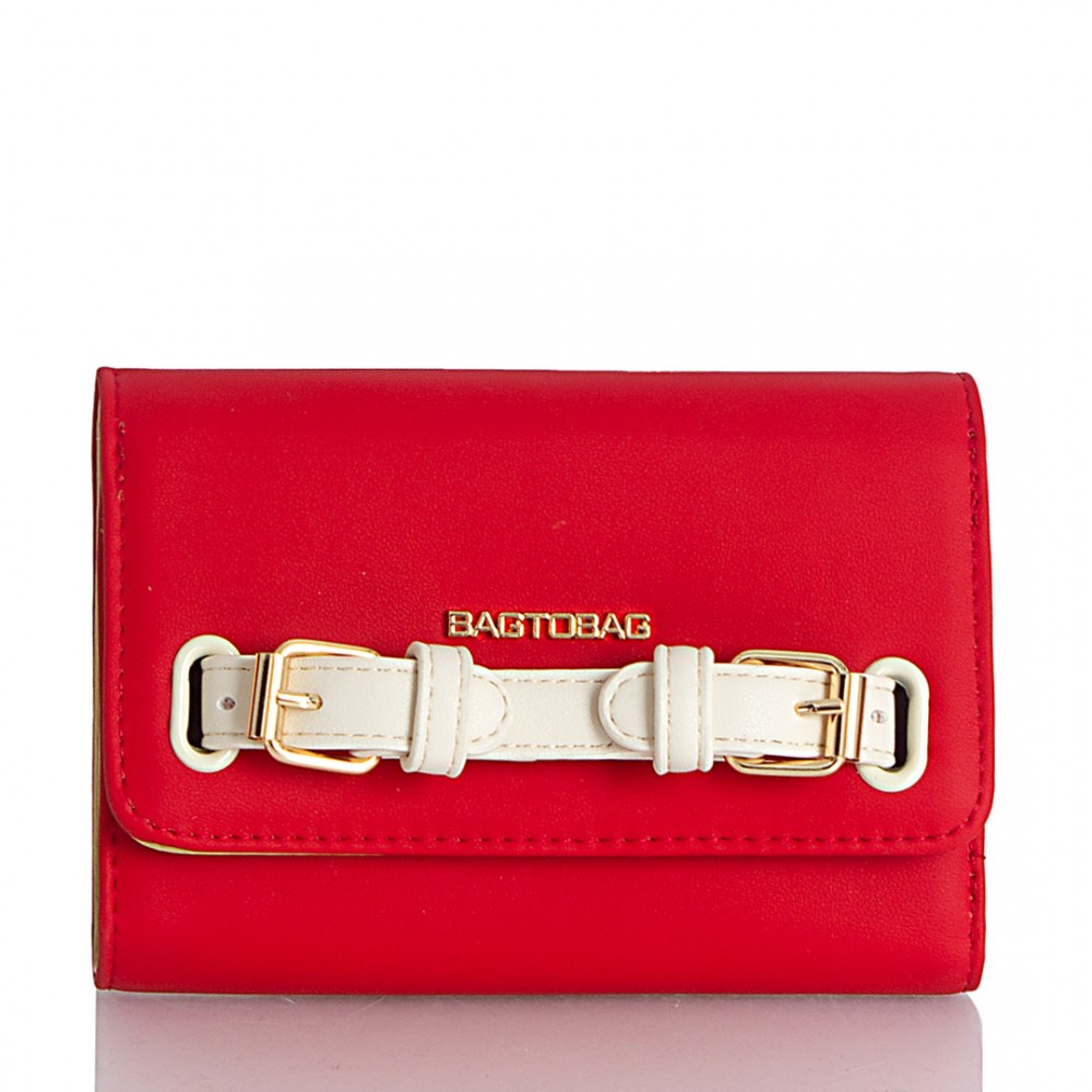 Γυναικείο Πορτοφόλι BagToBag Με Τόκες Κόκκινο Χρώμα