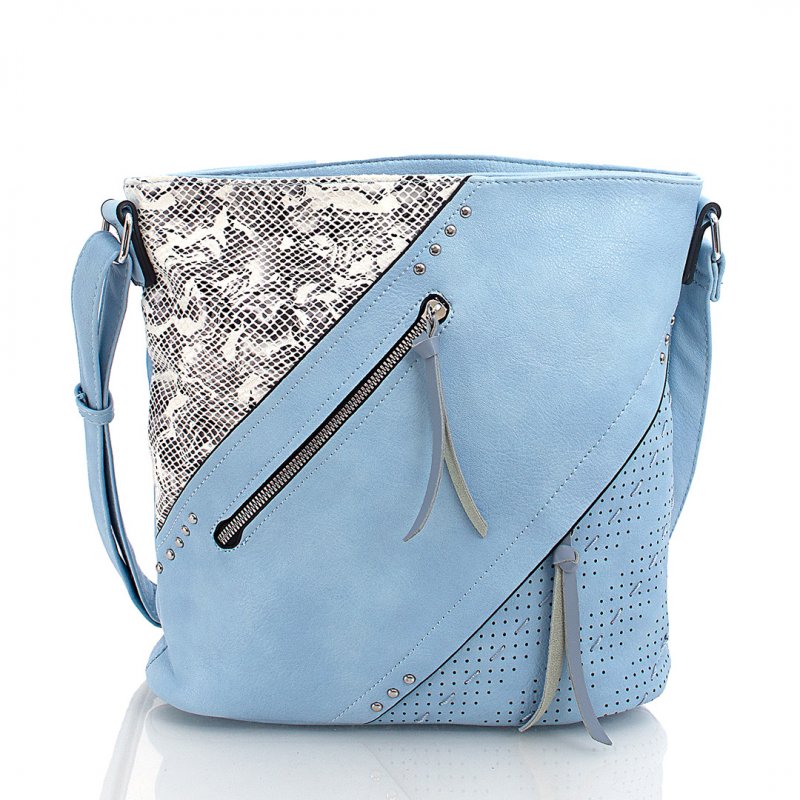 Light Blue Color BagToBag Crossbody Bag