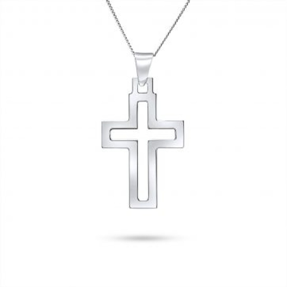 Ανδρικός Ασημένιος Σταυρός - 1