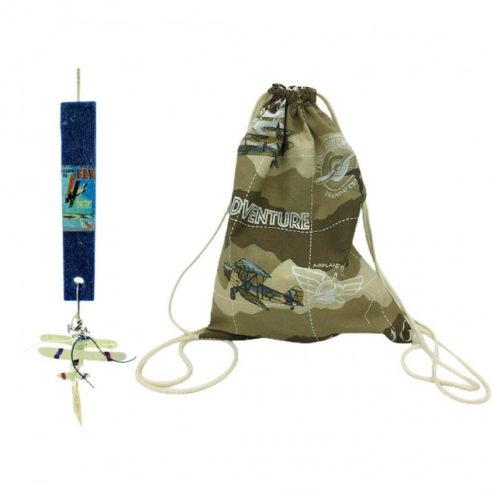 Easter Candle Airplane Set With A BackPack