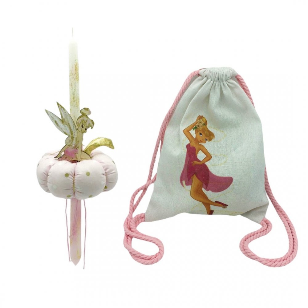 Easter Candle Tinker Bell Set With A BackPack