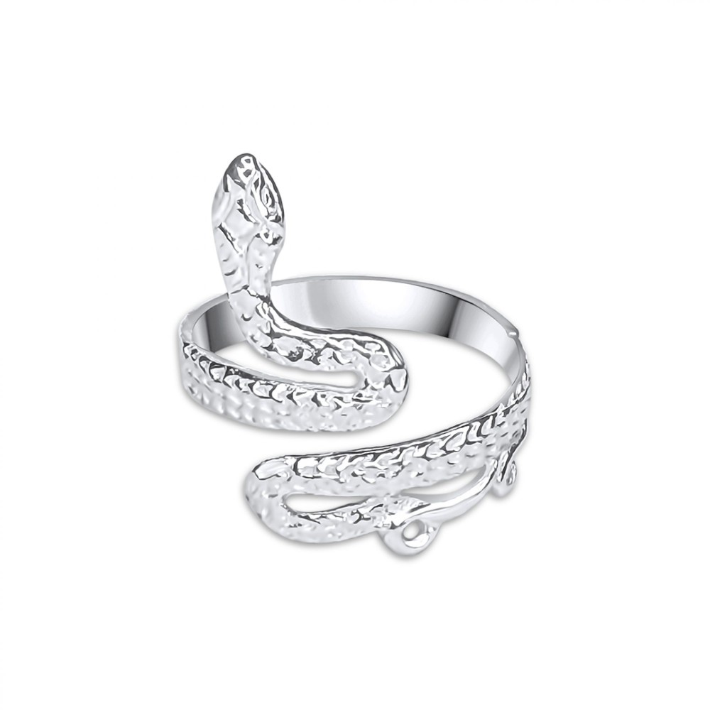 Silver Snake Ring - 1