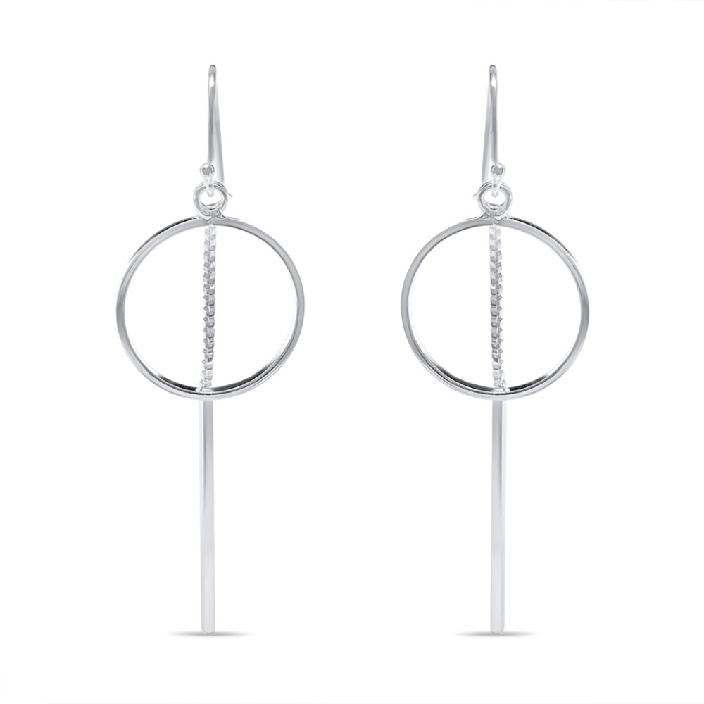 Σκουλαρίκια Κρεμαστά Κύκλος - 1