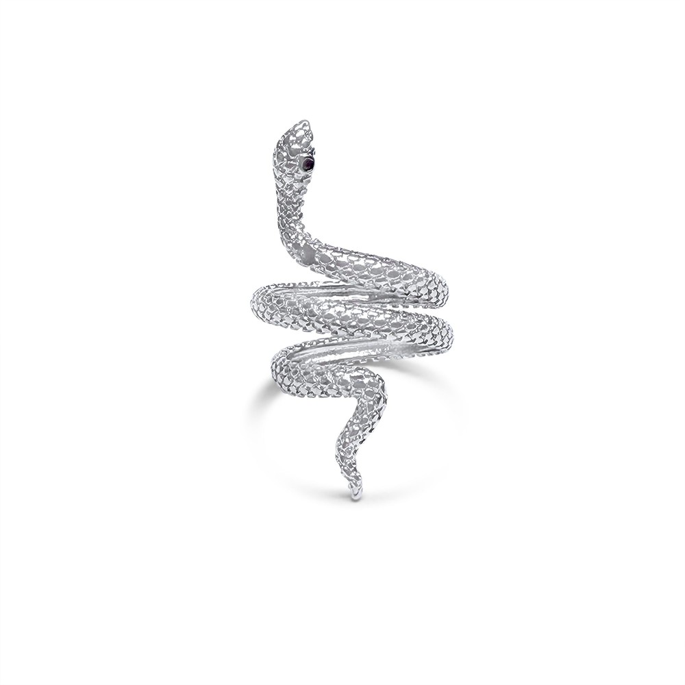 Stainless Steel Snake Ring - 1