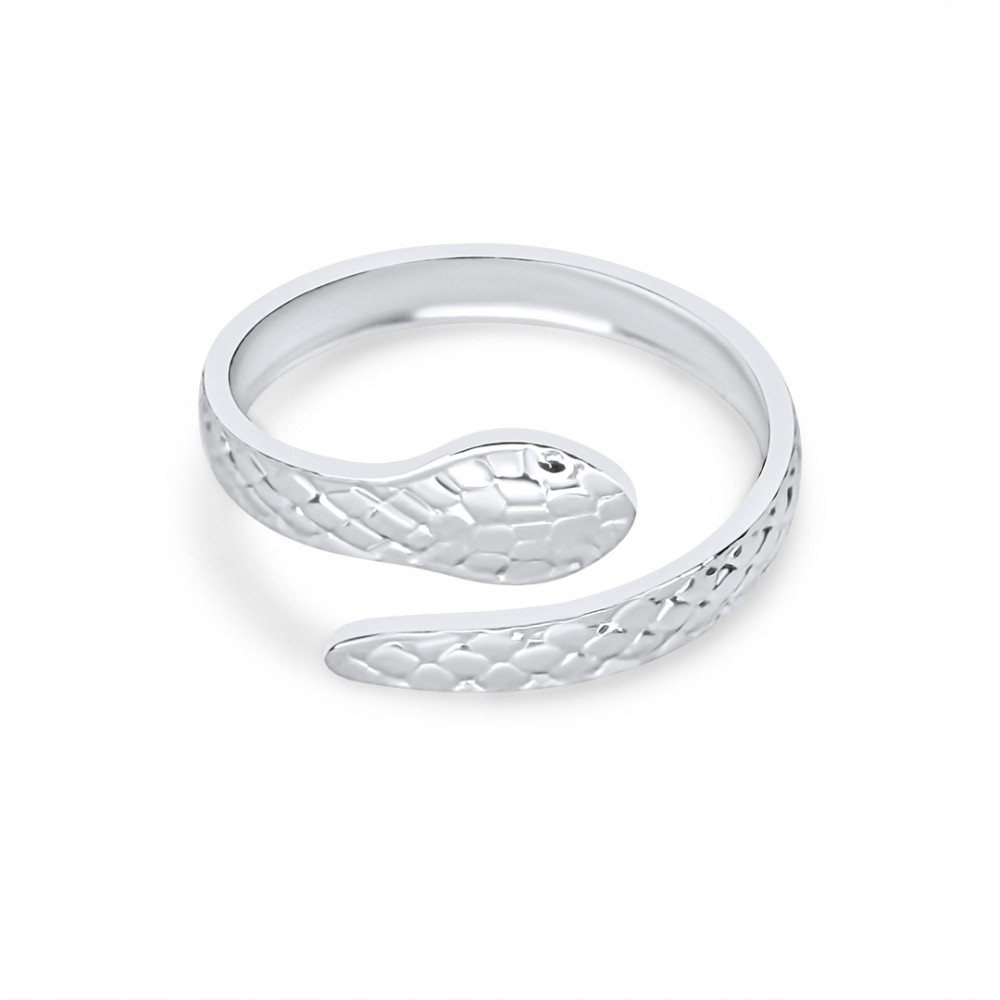 Stainless Steel Snake Ring - 1