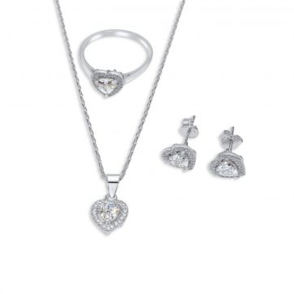 Set With Zircon Stones - 1