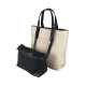 Τσάντα Ώμου BagToBag Ανοιχτό Μπεζ Χρώμα Με Διπλά Λουριά - 2