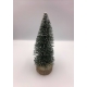 Christmas Snowy Tree On A Wooden Base With LED Lights - 2
