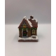 Snowy Ceramic House With LED Light - 1