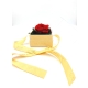 Κίτρινο Kουτί Με Καπάκι Plexiglass Με Κόκκινο Forever Rose - 2
