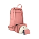 White And Pink Color BagToBag Backpack - 3