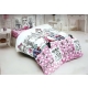 Kids Single Bedding Set With a Duvet Cover - Girl In New York by Ipekce Home