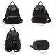 Foxer Leather Womens Bag Backpack Black Colour - 3