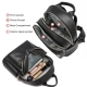 Foxer Leather Womens Bag Backpack Black Colour - 5