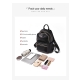 Foxer Leather Womens Bag Backpack Black Colour - 7