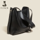 Foxer Leather Womens Bag Shopper Shoulder Black Colour - 2