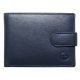 Alpha Status Leather Mens Wallet with RFID Navy Blue Colour - 1