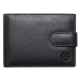 Alpha Status Leather Mens Wallet with RFID Black Colour - 1
