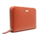 Mentzo Large Leather Womens Wallet with RFID Orange - 2
