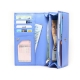 Mentzo Large Leather Womens Wallet with RFID Blue Colour - 3