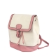 Pink And White Color BagToBag Backpack - 1