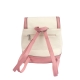 Pink And White Color BagToBag Backpack - 2