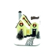 Christmas Snowy House With LED Light Yellow Color - 1