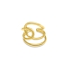 Gold Plated Steel Ring - 1