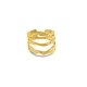 Gold Plated Steel Ring - 1