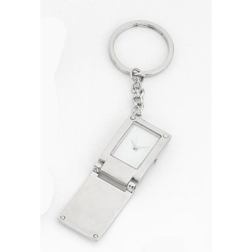 Metallic Keychain Watch