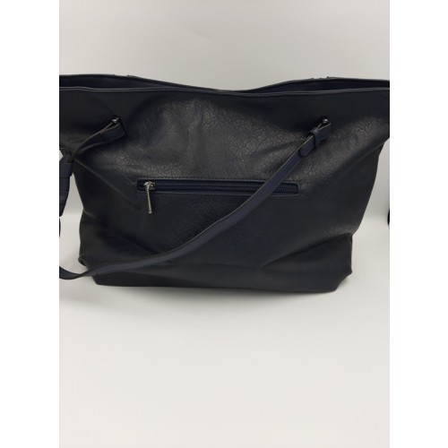 Τσάντα Ώμου-Χιαστί BagToBag Σε Σκούρο Μπλε Χρώμα - 3