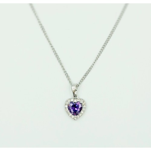 Multi Stone Stainless Necklace