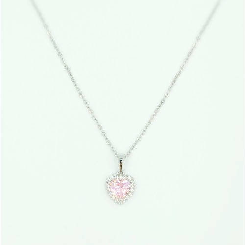 Multi Stone Stainless Necklace