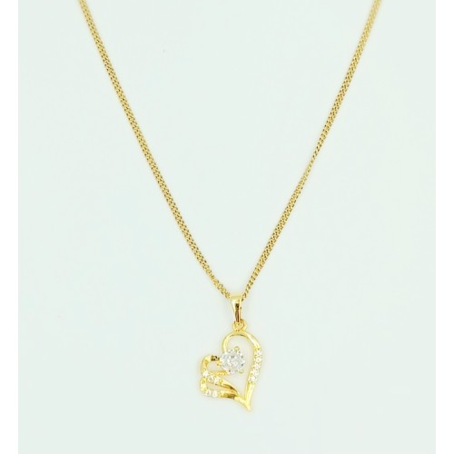 Gold Plated Heart Necklace
